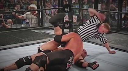 Triple H vs. Goldberg