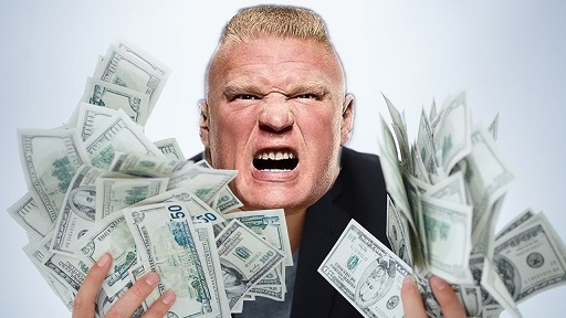 Brock lesnar money