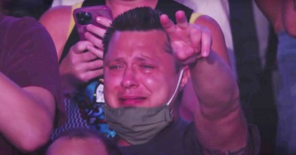 CM Punk fan Crying