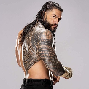 Roman Reigns back tattoo