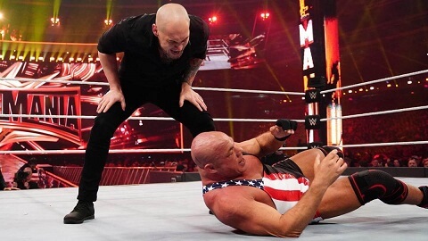 Baron Corbin vs Kurt Angle Wrestlemania 35