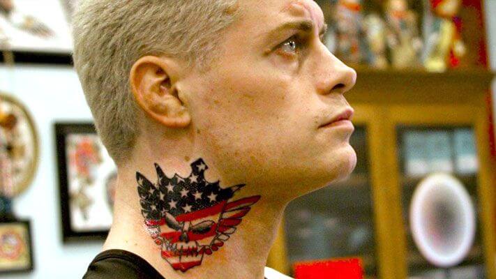 Cody Rhodes  neck tattoo