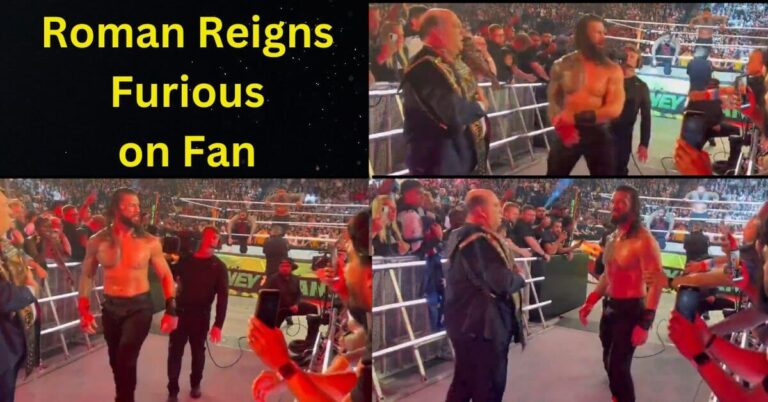 Roman Reigns Furious on Fan
