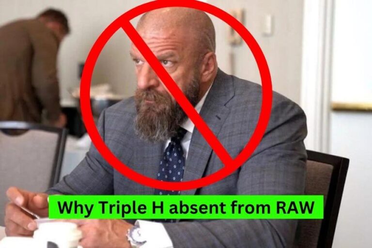 Triple h misses raw