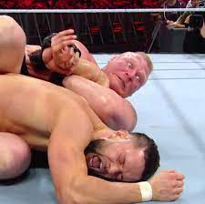 finn balor tappng to brock lesnar