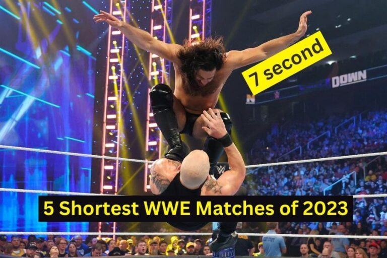 5 Shortest WWE Matches of 2023